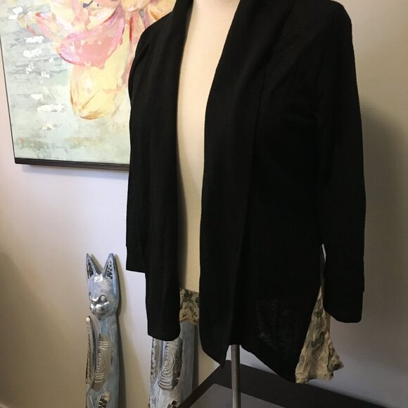 Canadian Fairy Grunge 3Stones Bilayer High Low Open Cardigan - Picture 6 of 14